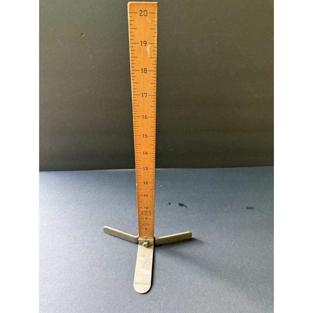 Vintage Wood Pin It Skirt Marker Sewing Wood Ruler